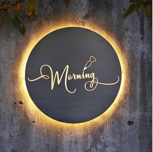 Acrylic with Neon Light